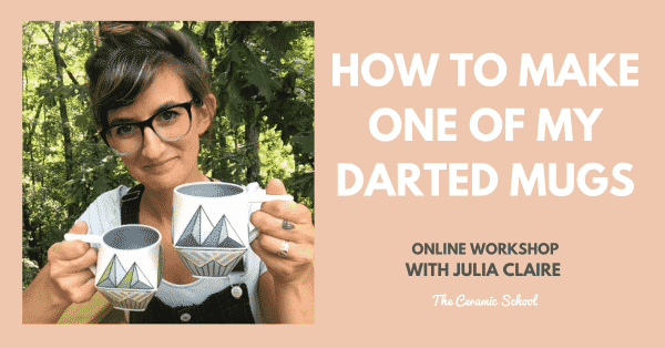 Julia Claire Clay – How to make one of my darted mugs