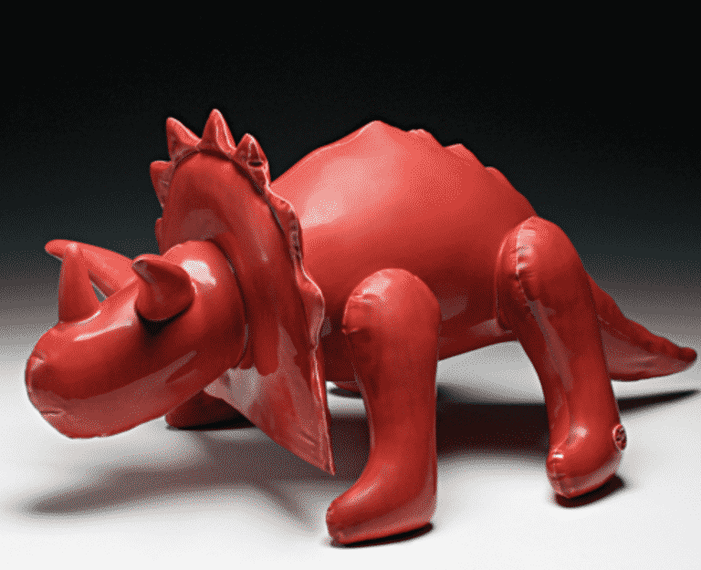 Brett Kern - Slip-Cast Inflatable Dinosaurs - The Ceramic School