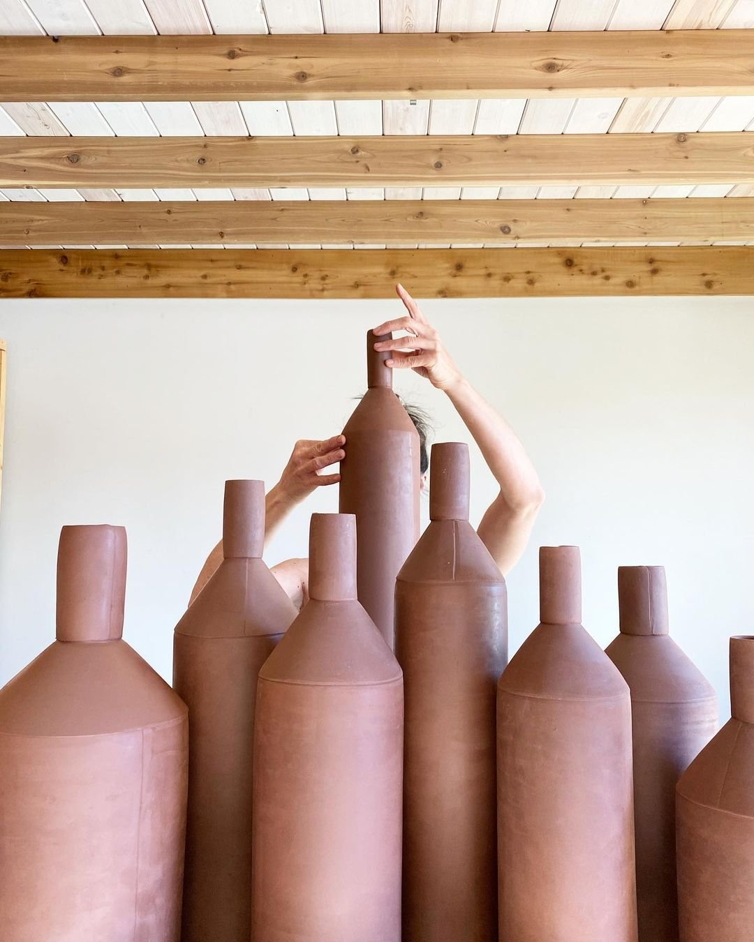 Sarah Pike – Slab building large vases