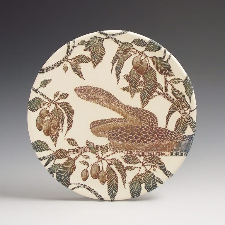 Tiffany Scull – How to decorate a vessel with Angelfish using handmade slips and sgraffito 768x768