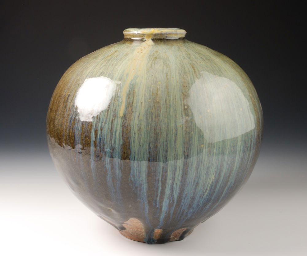 Galloway Sphere by Matthew Blakely featuring a glossy glaze