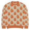 Orange Vases Knitted Sweater - Image 4