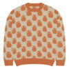 Orange Vases Knitted Sweater