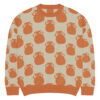 Orange Vases Knitted Sweater - Image 2