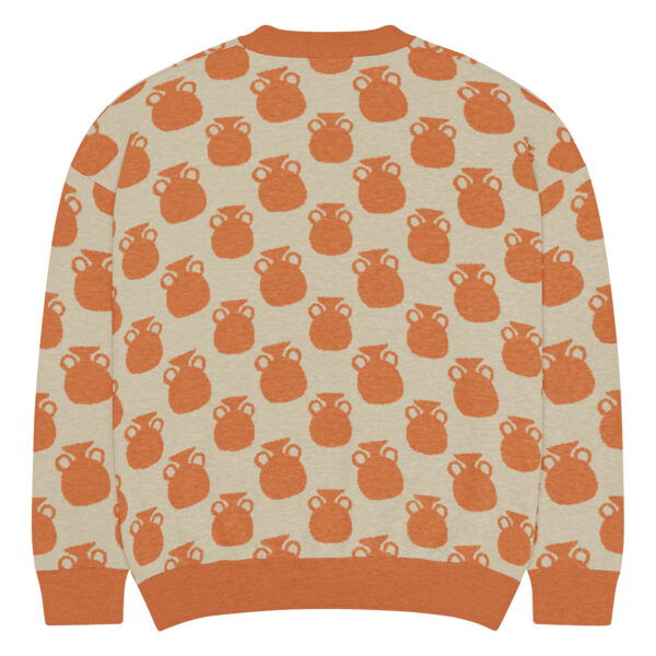 Orange Vases Knitted Sweater - Image 10