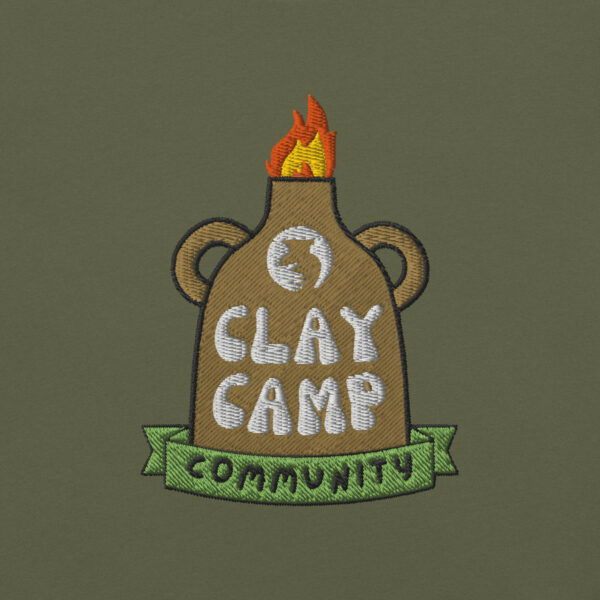 Clay Camp Community Embroidered T-shirt - Image 2