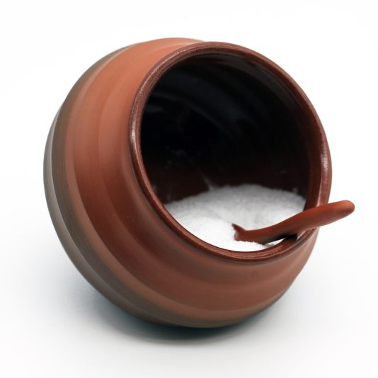 Black Ombré Salt Cellar 1