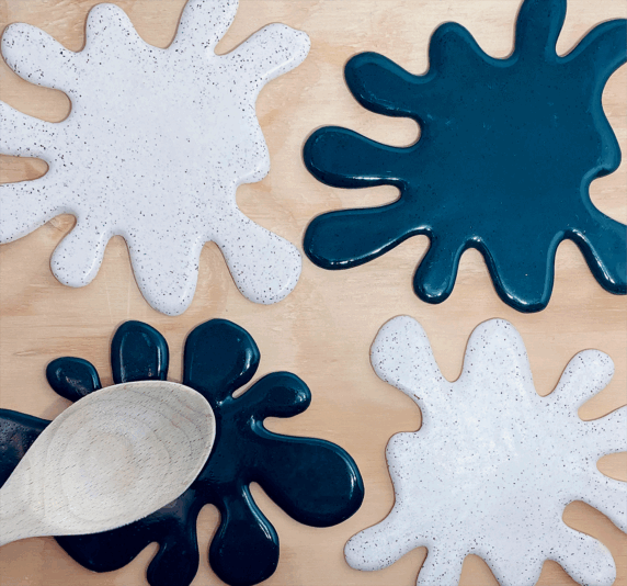 Splatter trivets