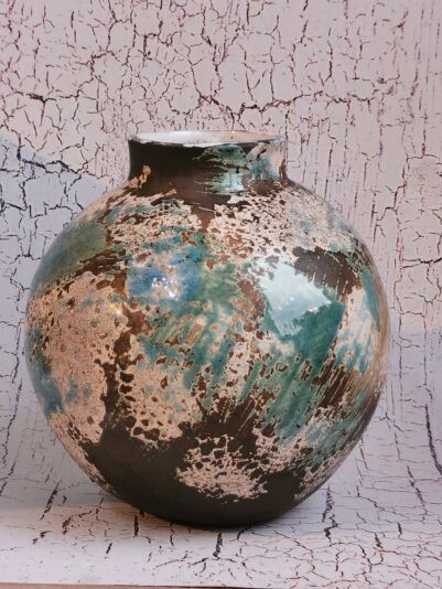 White & Teal 4 debbie page ceramics