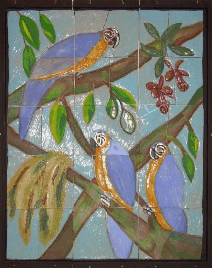 Katerina_Bohac_PArrots_150x120cm_SOLD